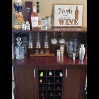 Nevin wine bar discount cabinet